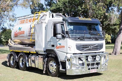 The Honeysucker Volvo tanker truck